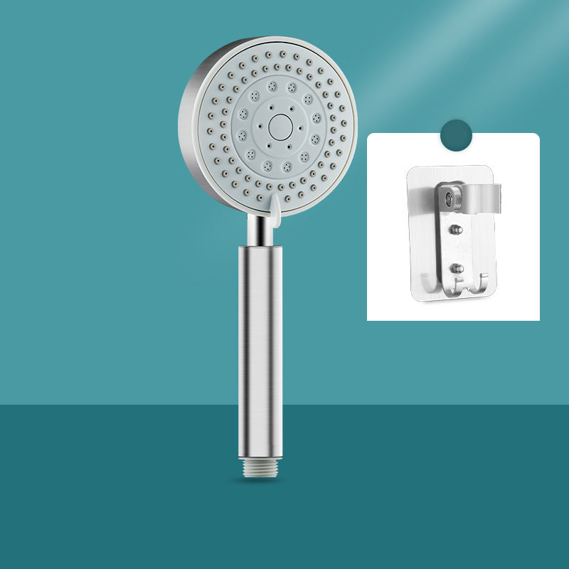 Skorter | Round self-cleaning hand shower adjustable spray pattern stainless steel hand shower