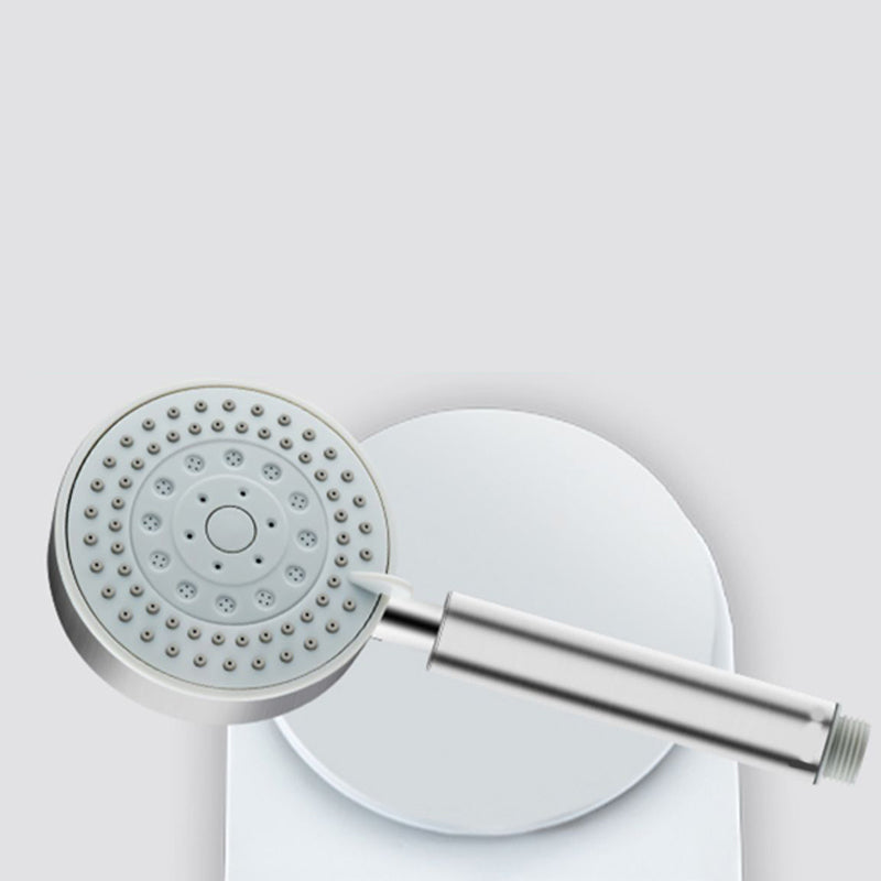 Skorter | Round self-cleaning hand shower adjustable spray pattern stainless steel hand shower