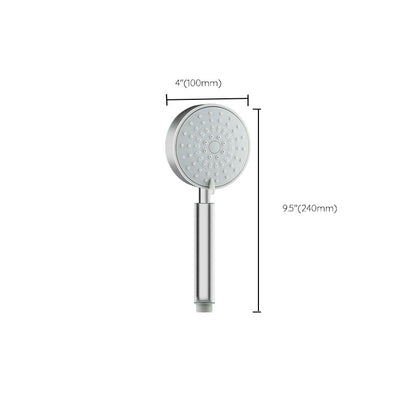 Skorter | Round self-cleaning hand shower adjustable spray pattern stainless steel hand shower