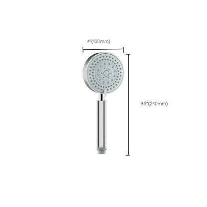 Skorter | Round self-cleaning hand shower adjustable spray pattern stainless steel hand shower