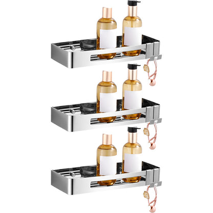 Skorter | 3-piece modern bathroom accessory set made of stainless steel, bathroom shelf