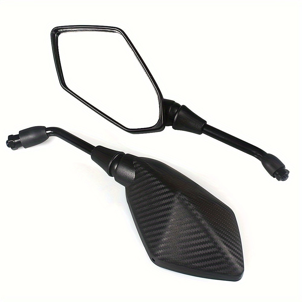 Skorter | 2pcs Universal 10mm Motorcycle Mirror – Safety Mirror for ATV, UTV, Scooter Accessories