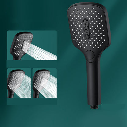 Skorter | Rectangular Self-Cleaning Hand Shower Adjustable Spray Pattern Wall-Mounted Hand Shower