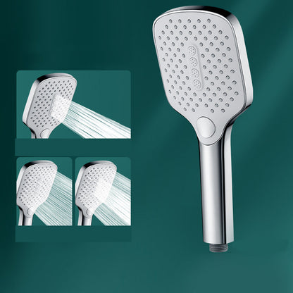 Skorter | Rectangular Self-Cleaning Hand Shower Adjustable Spray Pattern Wall-Mounted Hand Shower