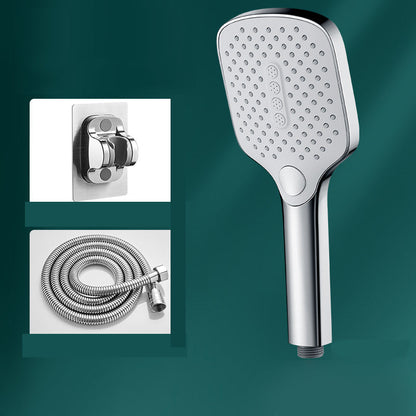Skorter | Rectangular Self-Cleaning Hand Shower Adjustable Spray Pattern Wall-Mounted Hand Shower