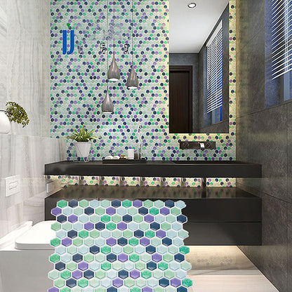 Skorter | Colorful Mosaic Peel & Stick Tile Waterproof for Back Wall