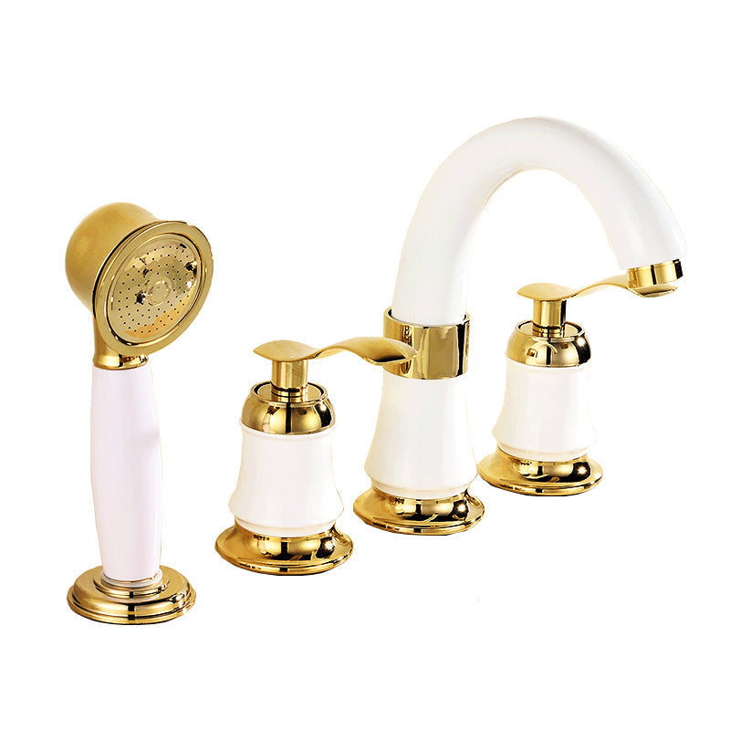 Skorter | Contemporary Tub Faucet Deck Mount Trim Bathtub Faucet Trim for Bathroom