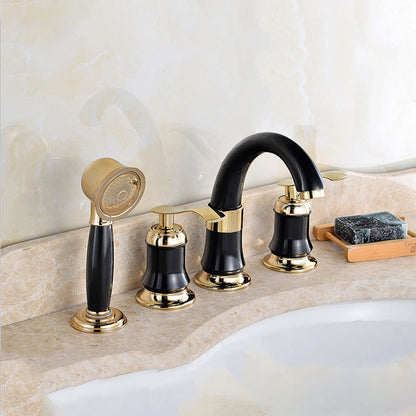 Skorter | Contemporary Tub Faucet Trim Deck Mount Tub Faucet Trim for Bathroom