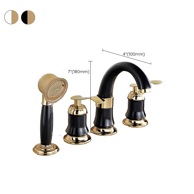 Skorter | Contemporary Tub Faucet Trim Deck Mount Tub Faucet Trim for Bathroom