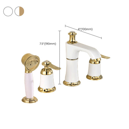 Skorter | Contemporary Tub Faucet Trim Deck Mount Tub Faucet Trim for Bathroom