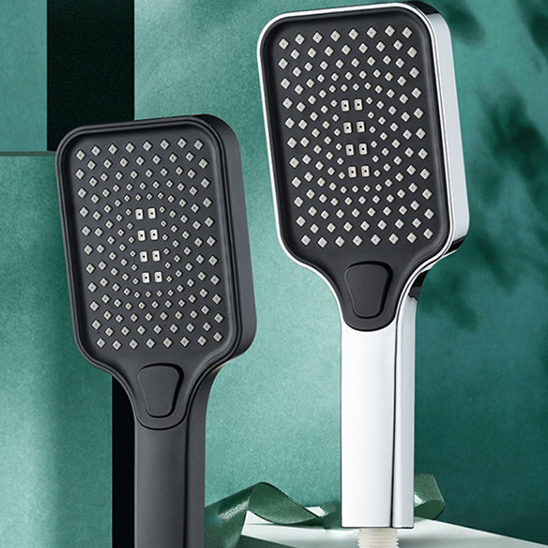 Skorter | Contemporary Rectangular Hand Shower Adjustable Spray Pattern Showerhead