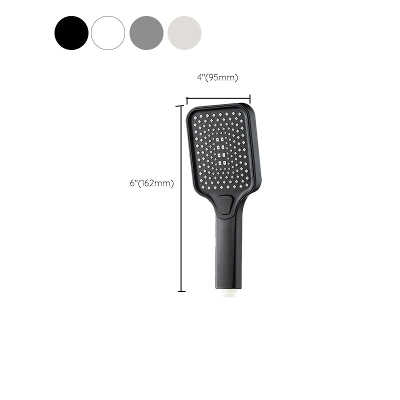Skorter | Contemporary Rectangular Hand Shower Adjustable Spray Pattern Showerhead