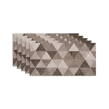 Skorter | Brown non-slip floor tile 30 cm x 60 cm brick effect single tile PVC