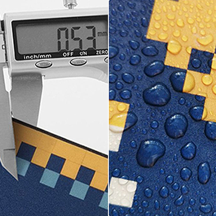 Skorter | Brown non-slip floor tile 30 cm x 60 cm brick effect single tile PVC