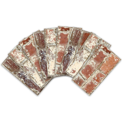 Skorter | 3D Brick Peel and Stick Wall Tile PVC Peel and Stick Tile for the Kitchen