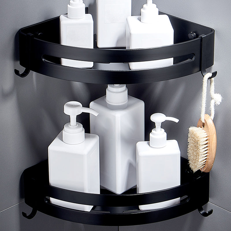 Skorter | Black Bathroom Set Modern 1/2/3 - Piece Anti-Rust Bathroom Rack