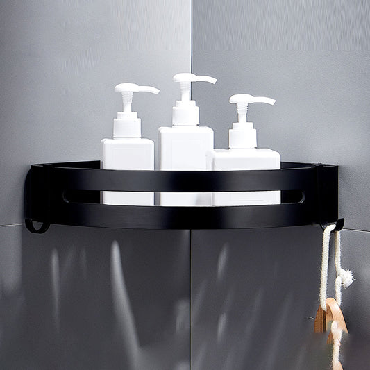 Skorter | Black Bathroom Set Modern 1/2/3 - Piece Anti-Rust Bathroom Rack