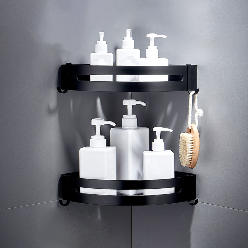 Skorter | Black Bathroom Set Modern 1/2/3 - Piece Anti-Rust Bathroom Rack