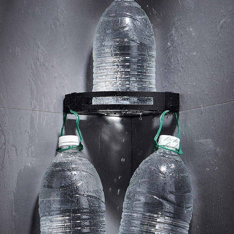 Skorter | Black Bathroom Set Modern 1/2/3 - Piece Anti-Rust Bathroom Rack