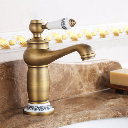 Skorter | Country House Wide Water Tap Basin Faucet with Lever Handle