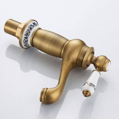 Skorter | Country House Wide Water Tap Basin Faucet with Lever Handle