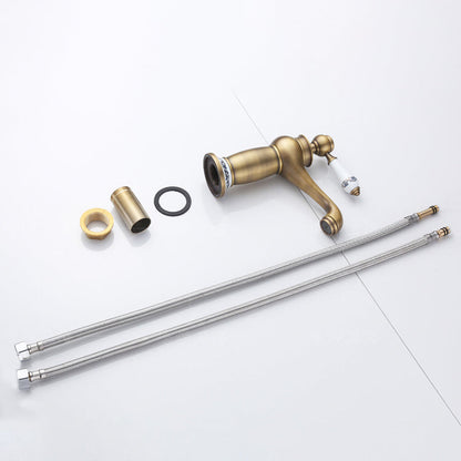 Skorter | Country House Wide Water Tap Basin Faucet with Lever Handle