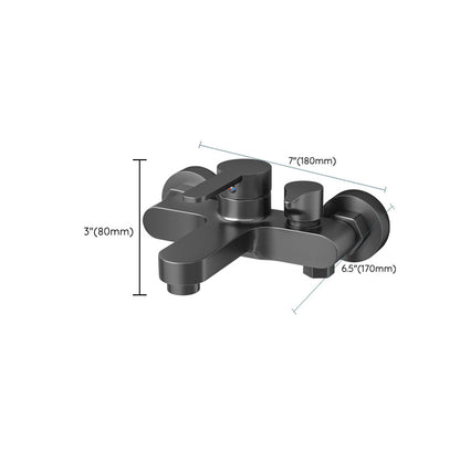 Skorter | Contemporary Bath Filler Trim Wall Mounted Fixed Bath Fitting