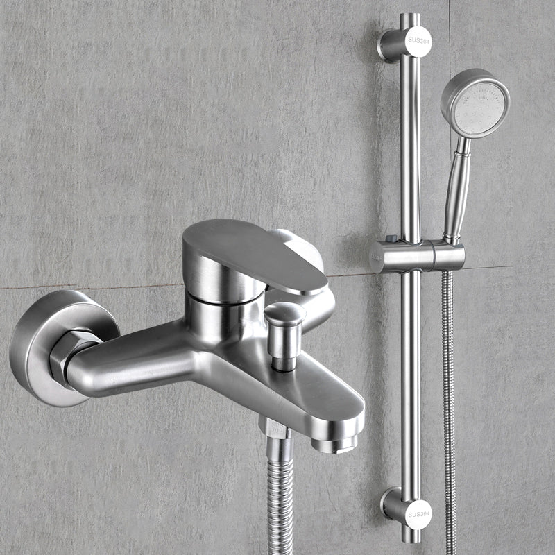 Skorter | Contemporary Bathtub Filling Trim 304 Stainless Steel Wall Mounted Bathtub Faucet