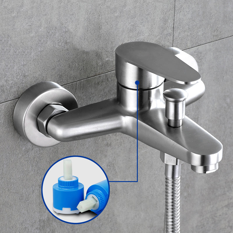 Skorter | Contemporary Bathtub Filling Trim 304 Stainless Steel Wall Mounted Bathtub Faucet