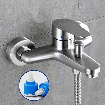 Skorter | Contemporary Bathtub Filling Trim 304 Stainless Steel Wall Mounted Bathtub Faucet