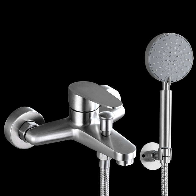 Skorter | Contemporary Bathtub Filling Trim 304 Stainless Steel Wall Mounted Bathtub Faucet