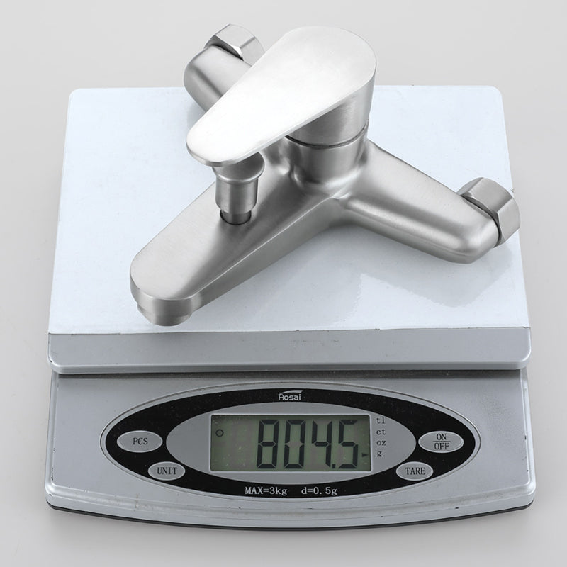 Skorter | Contemporary Bathtub Filling Trim 304 Stainless Steel Wall Mounted Bathtub Faucet