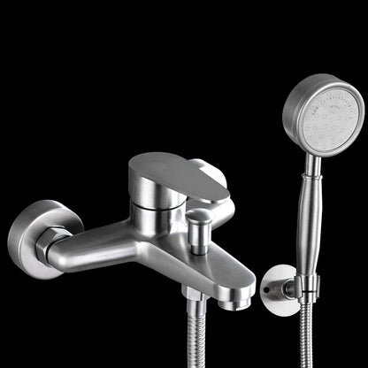 Skorter | Contemporary Bathtub Filling Trim 304 Stainless Steel Wall Mounted Bathtub Faucet