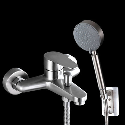 Skorter | Contemporary Bathtub Filling Trim 304 Stainless Steel Wall Mounted Bathtub Faucet