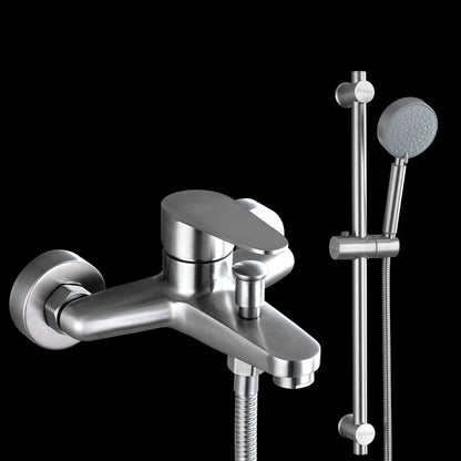 Skorter | Contemporary Bathtub Filling Trim 304 Stainless Steel Wall Mounted Bathtub Faucet