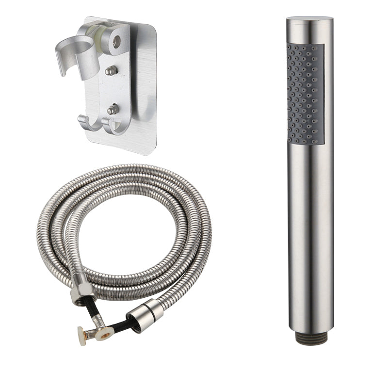 Skorter | Cylindrical Hand Shower with Self-Cleaning Stainless Steel Wall Shower Head