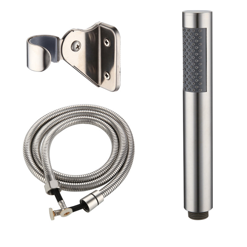 Skorter | Cylindrical Hand Shower with Self-Cleaning Stainless Steel Wall Shower Head