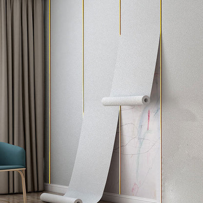 Skorter | Contemporary Style Wall Panel Linen Living Space Peel and Stick Wall Covering