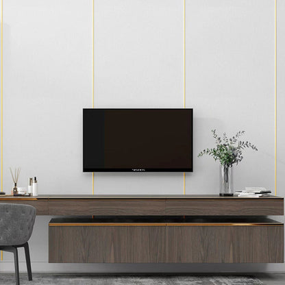 Skorter | Contemporary Style Wall Panel Linen Living Space Peel and Stick Wall Covering