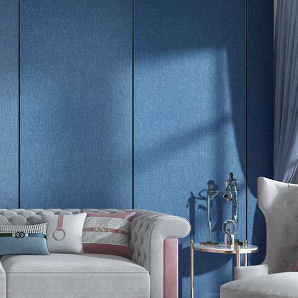 Skorter | Contemporary Style Wall Panel Linen Living Space Peel and Stick Wall Covering