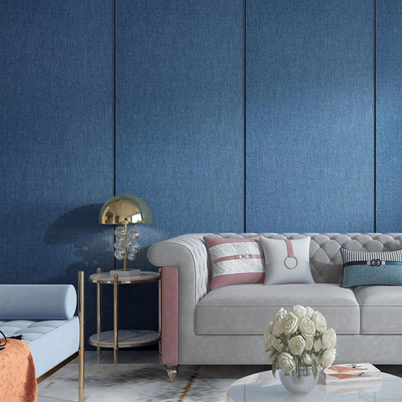 Skorter | Contemporary Style Wall Panel Linen Living Space Peel and Stick Wall Covering