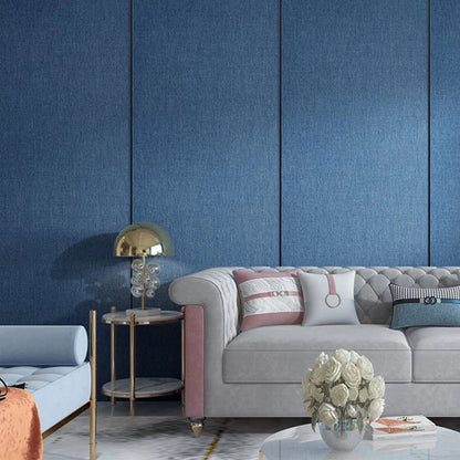 Skorter | Contemporary Style Wall Panel Linen Living Space Peel and Stick Wall Covering