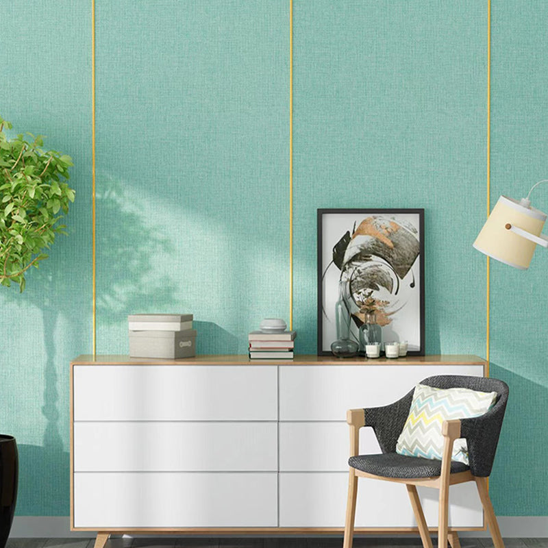 Skorter | Contemporary Style Wall Panel Linen Living Space Peel and Stick Wall Covering