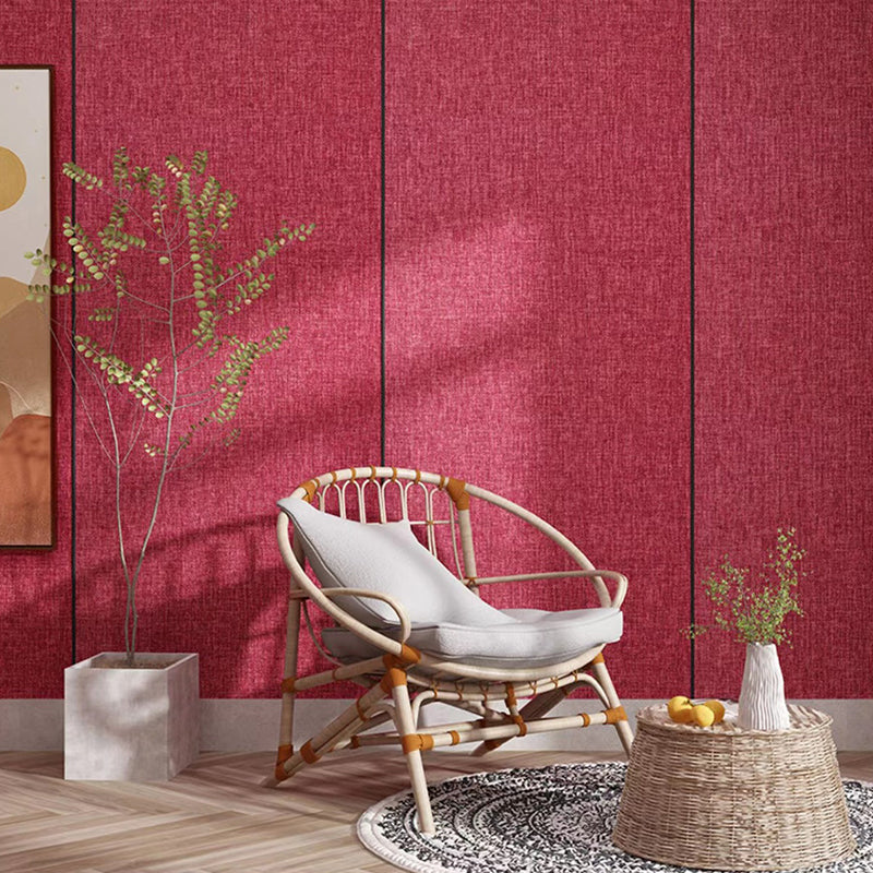 Skorter | Contemporary Style Wall Panel Linen Living Space Peel and Stick Wall Covering