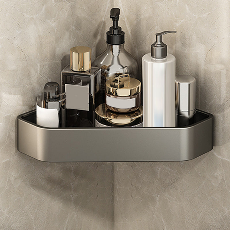 Skorter | Adhesive Holder Metal Bathroom Accessory Single Piece or in Set with Shelf