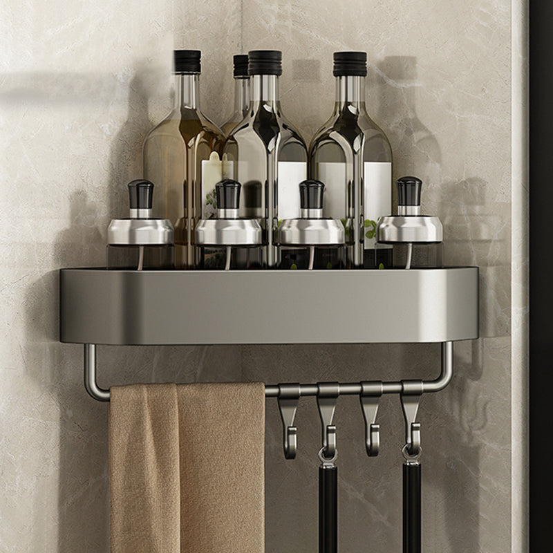 Skorter | Adhesive Holder Metal Bathroom Accessory Single Piece or in Set with Shelf