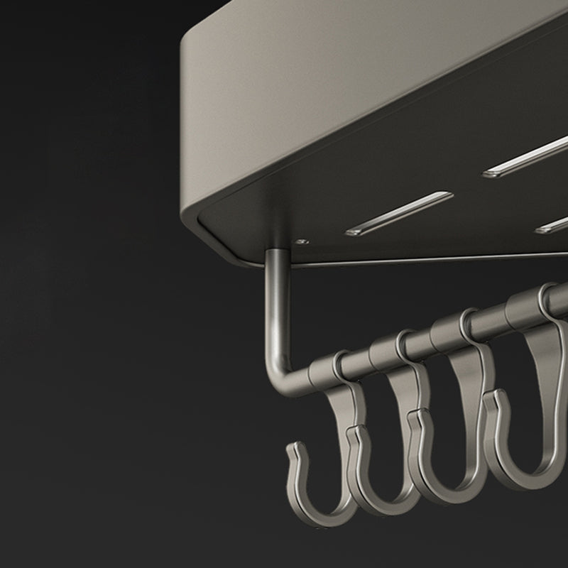 Skorter | Adhesive Holder Metal Bathroom Accessory Single Piece or in Set with Shelf