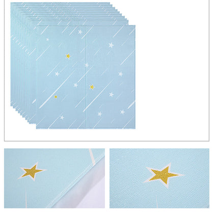 Skorter | Contemporary Wall Ceiling Cartoon Print Peel and Stick Waterproof Wall Panel