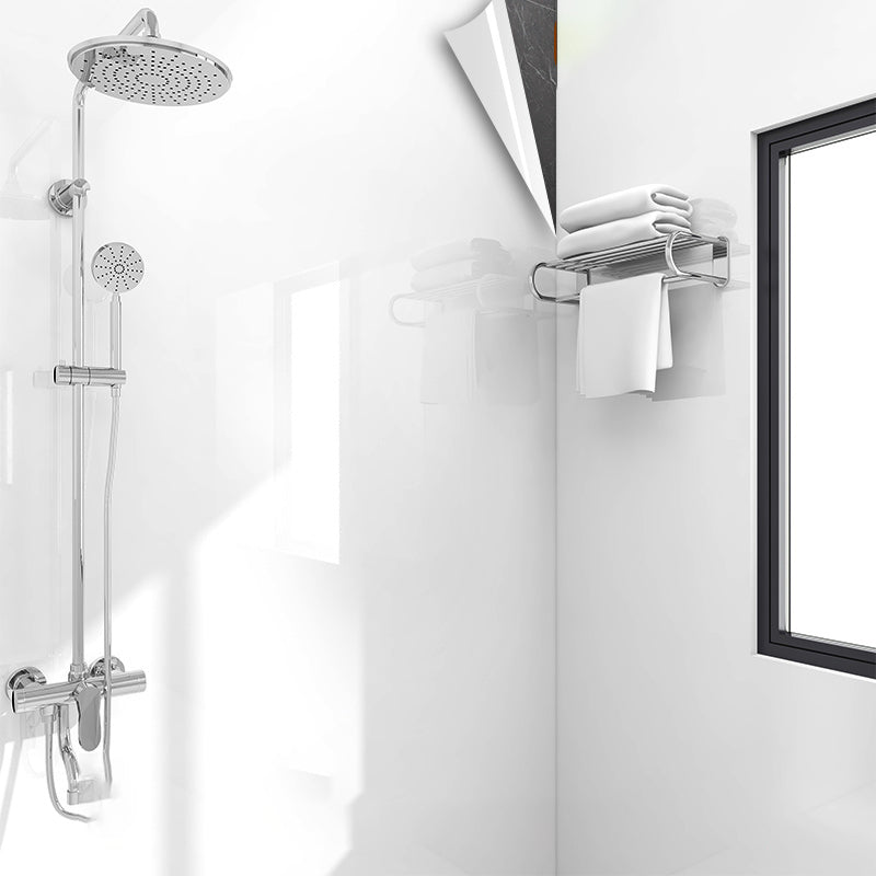 Skorter | Modern Peel and Stick Splash Guard Wall Tile PVC Wallpaper for Shower