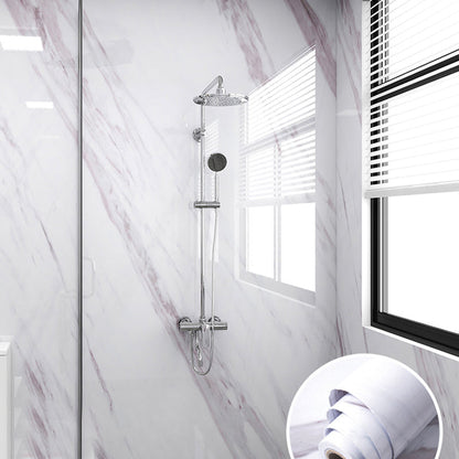 Skorter | Modern Peel and Stick Splash Guard Wall Tile PVC Wallpaper for Shower